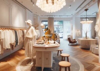 houz commercial clothing store design