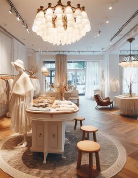 commercial interior design clothing retail outlet