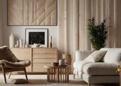 cozy muji living room house design