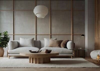 muji living room house design